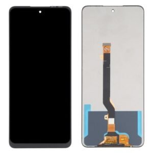 LCD with Touch Screen for Infinix Note 10 Pro - Black (display glass combo folder)