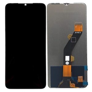 LCD with Touch Screen for Infinix Smart 7 India - Black (display glass combo folder)