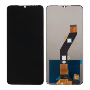 LCD with Touch Screen for Infinix Smart 7 HD - Black (display glass combo folder)