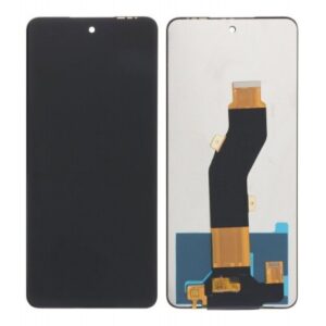 LCD with Touch Screen for Infinix Smart 8 - Black (display glass combo folder)