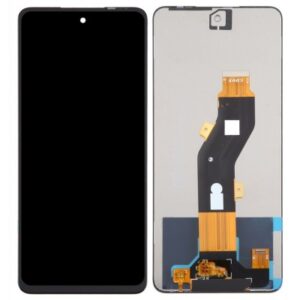 LCD with Touch Screen for Infinix Smart 8 Plus - Black (display glass combo folder)