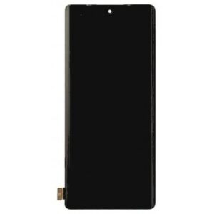 LCD with Touch Screen for Itel S23 Plus - Black (display glass combo folder)