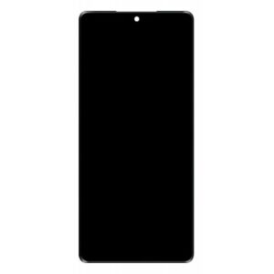 LCD with Touch Screen for Lava Blaze Curve 5G - Black (display glass combo folder)