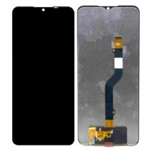 LCD with Touch Screen for Lava Z6 - Black (display glass combo folder)