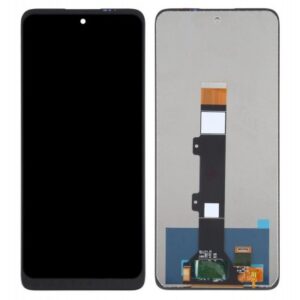 LCD with Touch Screen for Motorola Moto E22s - Black (display glass combo folder)