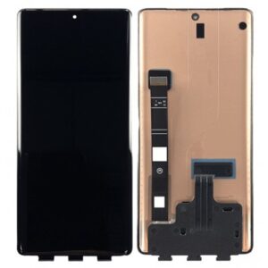 LCD with Touch Screen for Motorola Moto X40 - Black (display glass combo folder)