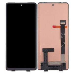 LCD with Touch Screen for Motorola Edge 30 Pro - Black (display glass combo folder)