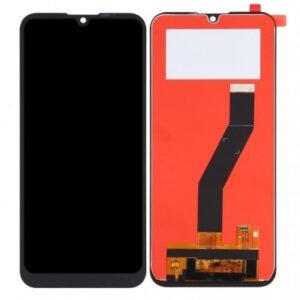LCD with Touch Screen for Motorola Moto E6i - Black (display glass combo folder)