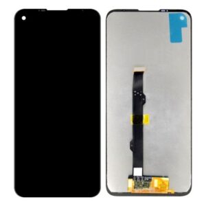 LCD with Touch Screen for Motorola Moto G Fast - Black (display glass combo folder)