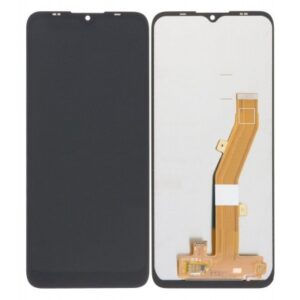 LCD with Touch Screen for Nokia C21 - Black (display glass combo folder)