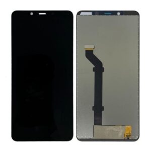 LCD with Touch Screen for Nokia 3.1 Plus - Black (display glass combo folder)