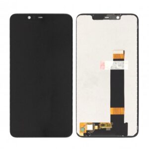 LCD with Touch Screen for Nokia 5.1 Plus (Nokia X5) - Black (display glass combo folder)