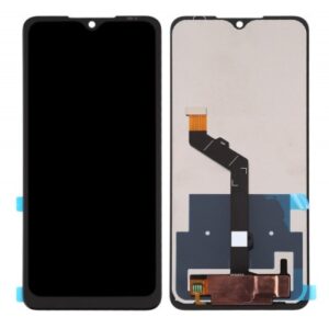 LCD with Touch Screen for Nokia 6.2 - Black (display glass combo folder)