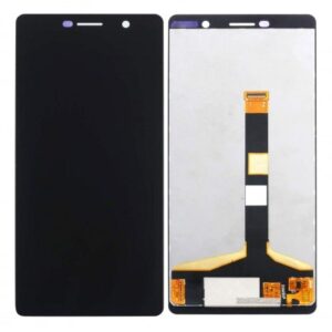 LCD with Touch Screen for Nokia 7 Plus - Black (display glass combo folder)