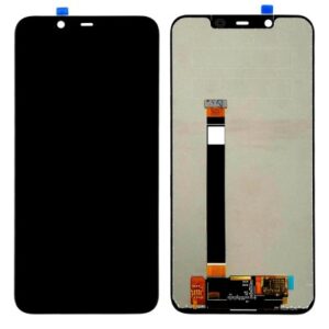 LCD with Touch Screen for Nokia 8.1 - Black (display glass combo folder)