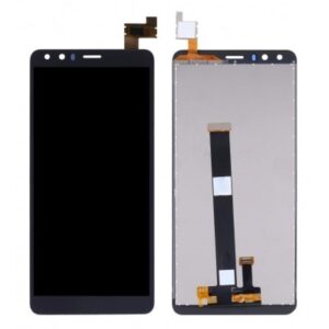 LCD with Touch Screen for Nokia C01 Plus - Black (display glass combo folder)