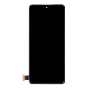 LCD with Touch Screen for Vivo X70 Pro Plus - Black (display glass combo folder)