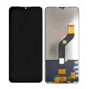 LCD with Touch Screen for Infinix Hot 10 Play - Black (display glass combo folder)