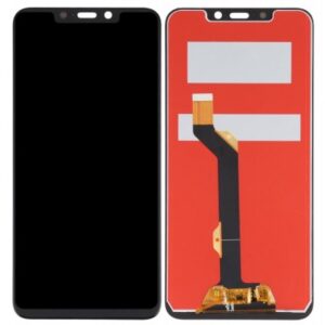 LCD with Touch Screen for Infinix Note 6 - Black (display glass combo folder)