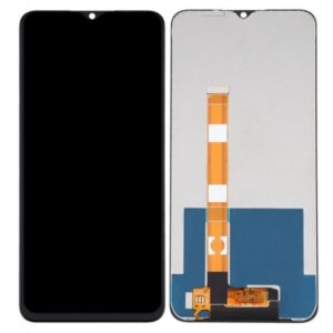 LCD with Touch Screen for Realme C15 - Black (display glass combo folder)