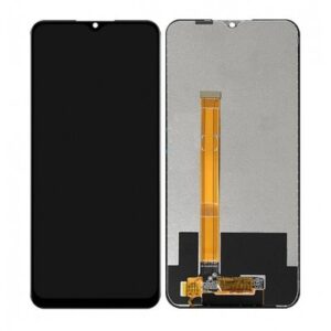 LCD with Touch Screen for Realme C15 Qualcomm Edition - Black (display glass combo folder)