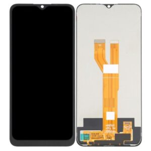 LCD with Touch Screen for Realme C20 - Black (display glass combo folder)