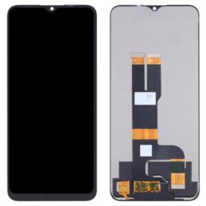 LCD with Touch Screen for Realme C31 - Black (display glass combo folder)