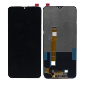LCD with Touch Screen for Realme Q - Black (display glass combo folder)