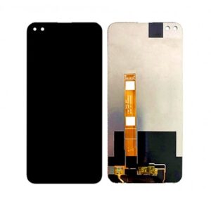 LCD with Touch Screen for Realme X50m 5G - Black (display glass combo folder)