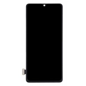 LCD with Touch Screen for Samsung Galaxy A41 OLED - Black (display glass combo folder)