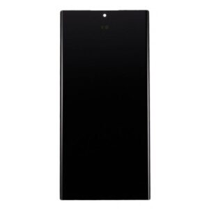 LCD with Touch Screen for Samsung Galaxy S22 Ultra - Black (display glass combo folder)