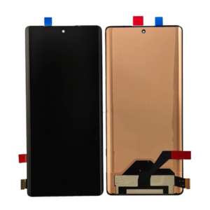 LCD with Touch Screen for Tecno Phantom X2 Pro - Black (display glass combo folder)