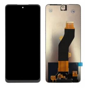 LCD with Touch Screen for Tecno Spark 20C - Black (display glass combo folder)