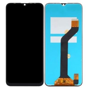 LCD with Touch Screen for Tecno Spark 8C - Black (display glass combo folder)