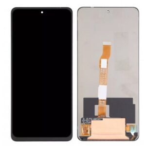 LCD with Touch Screen for Vivo Y200i - Black (display glass combo folder)