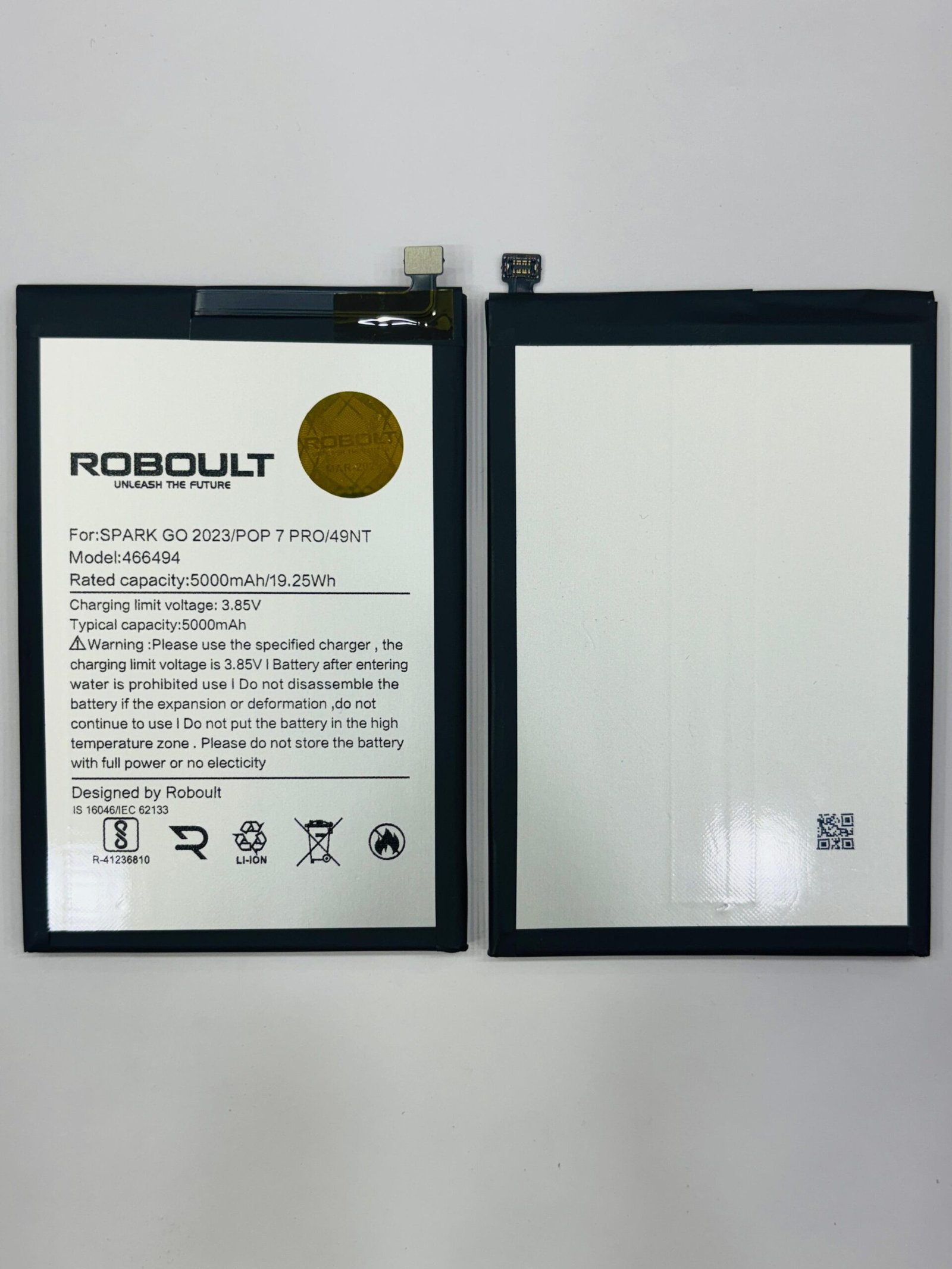 Tecno spark Go Battery Roboult