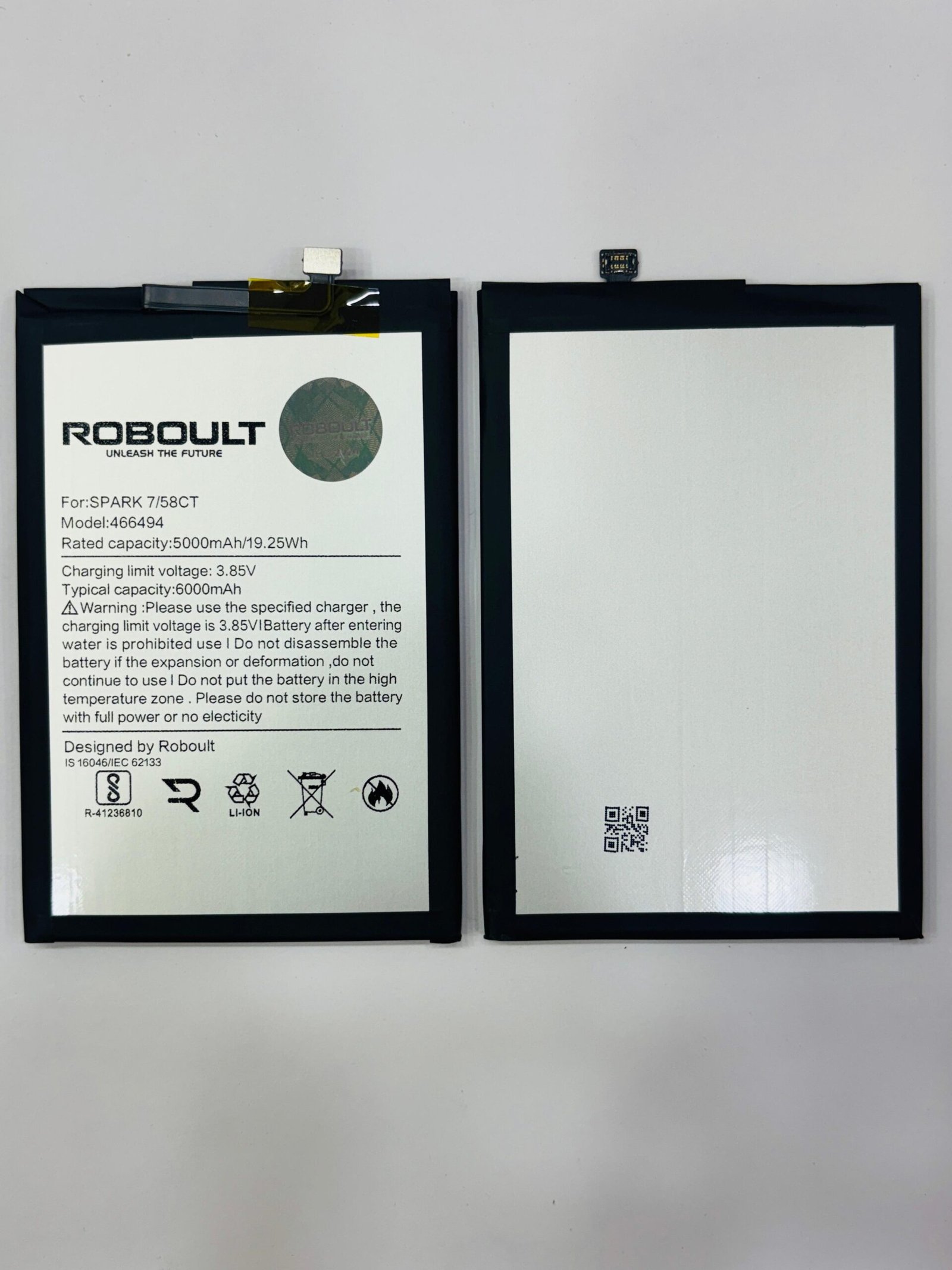 Tecno spark 7 Battery Roboult