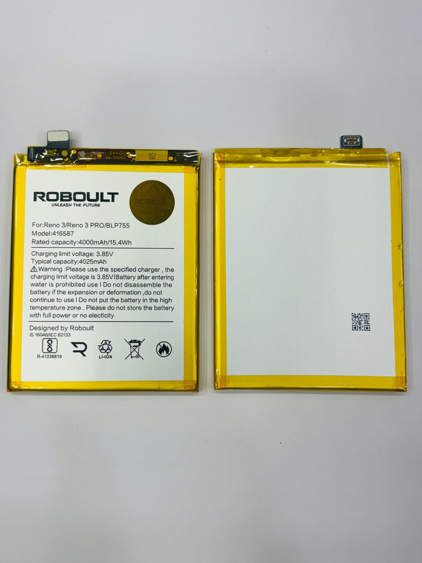Oppo reno 3 Battery Roboult