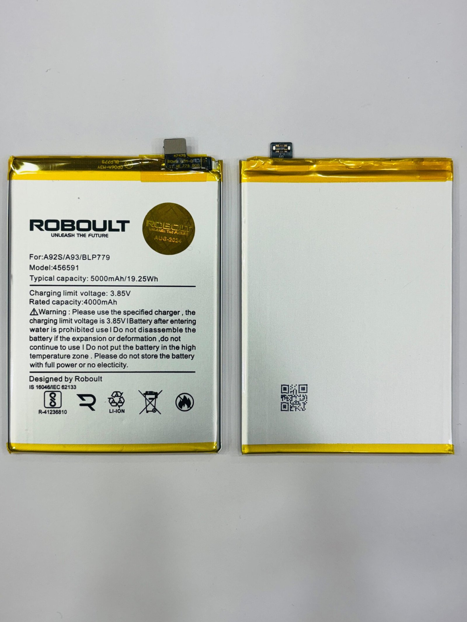 Oppo Reno4 Z - F17 Pro - Reno4 Lite - A93 Battery Roboult
