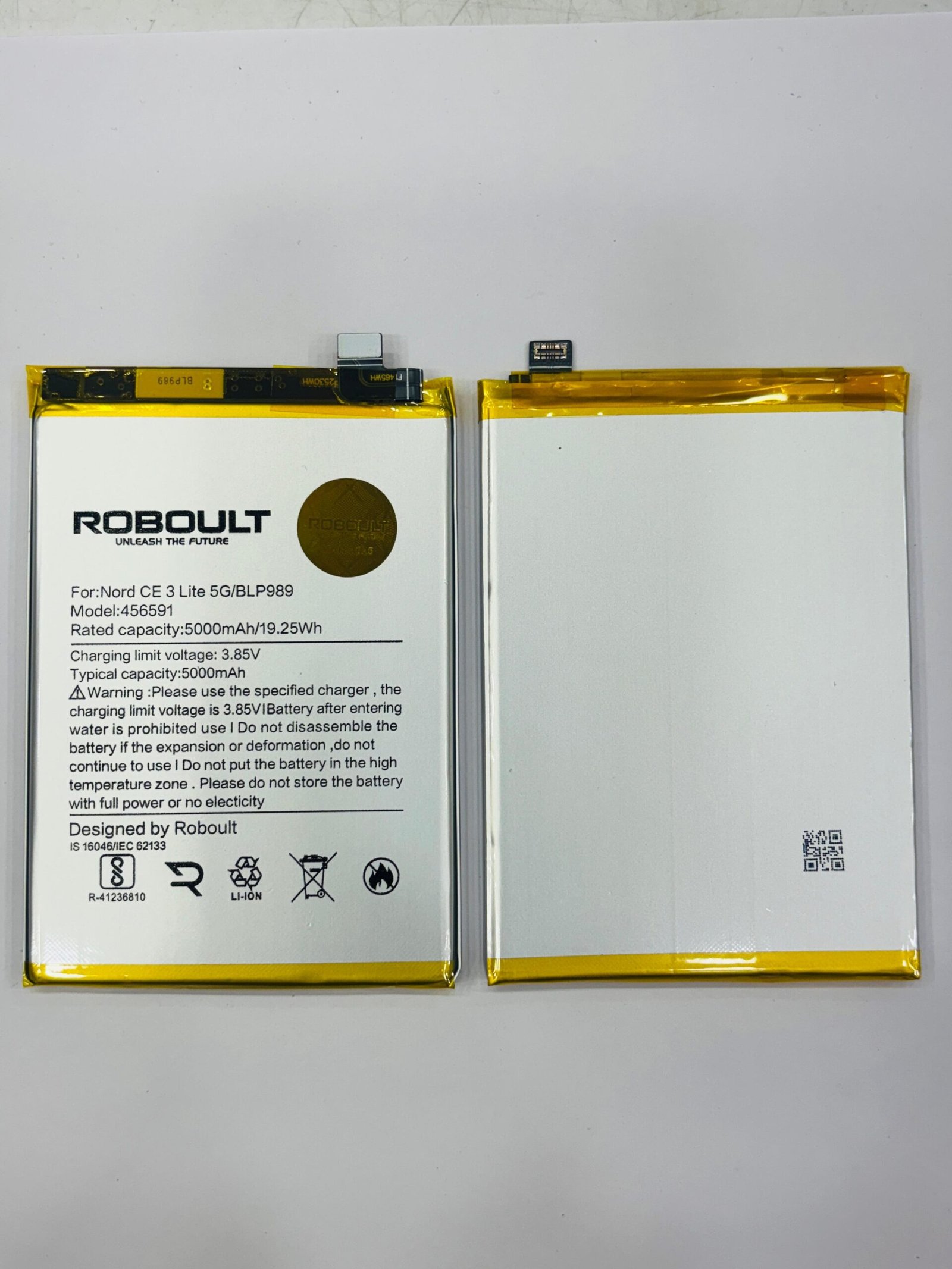 Oneplus Nord CE 3 Lite - Oppo A98 - Oppo F23 Roboult Battery