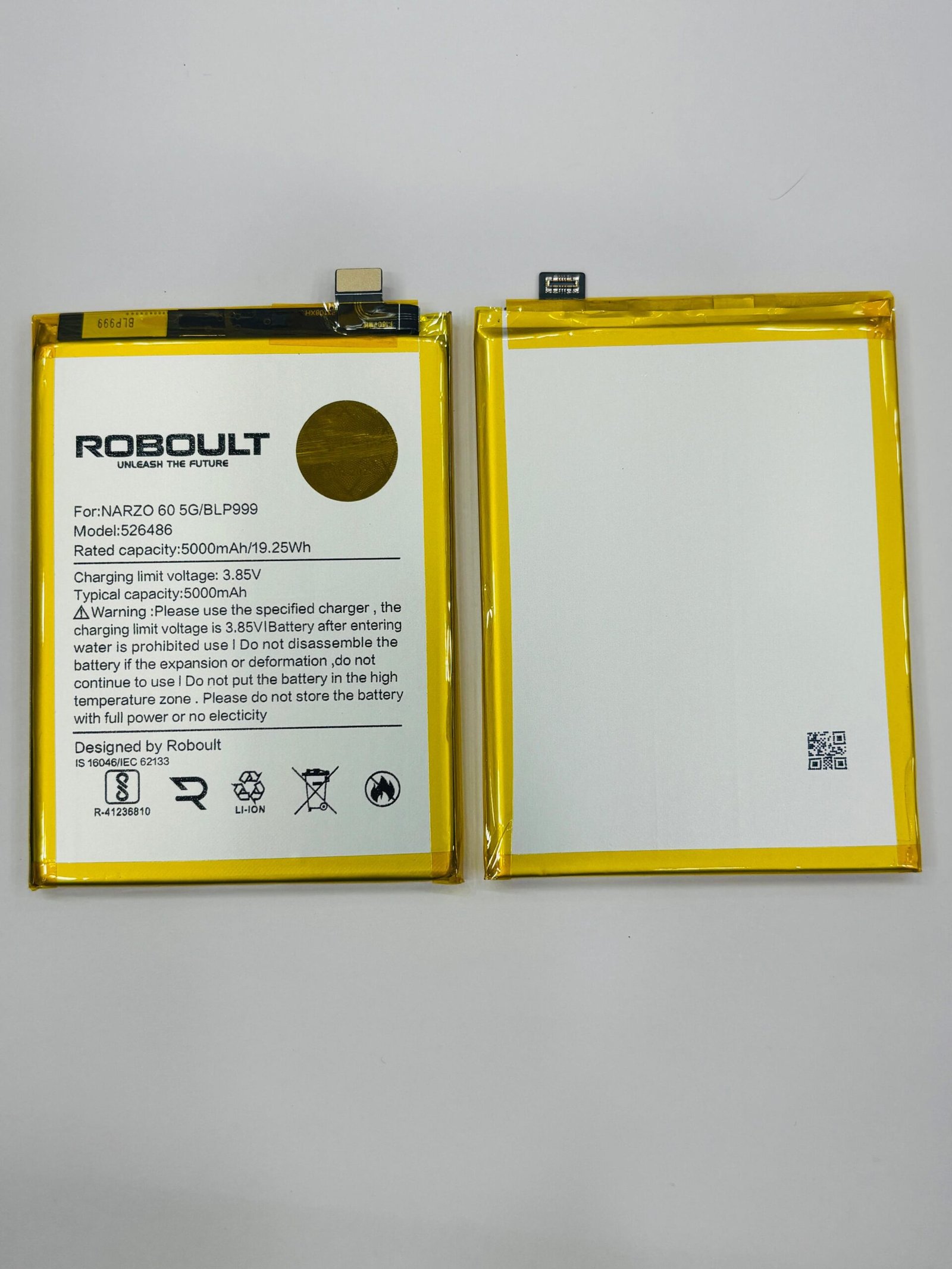 Realme Narzo 60x - Narzo 60 5G Roboult Battery