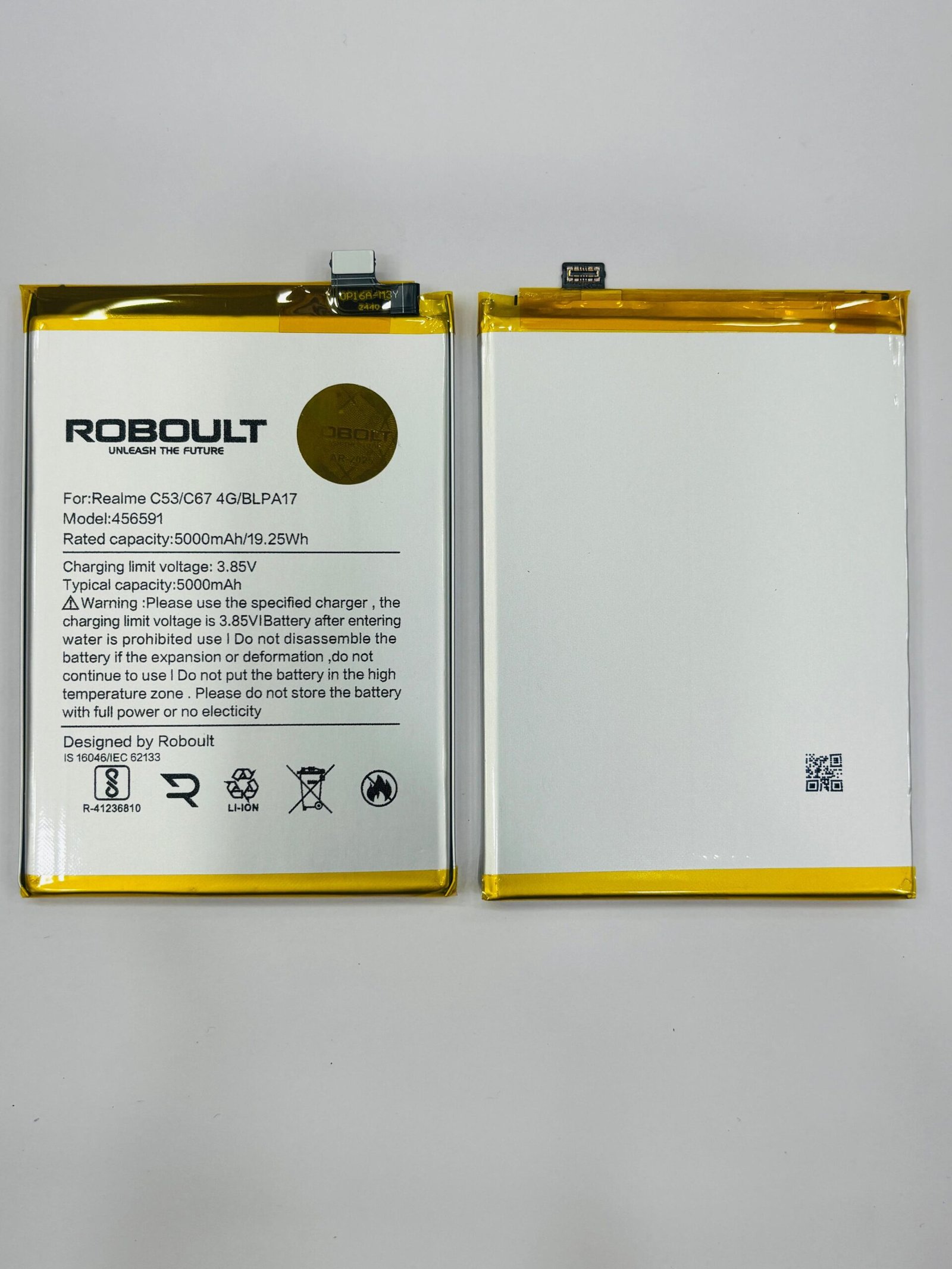 Realme 12 5G - C53 -C67 -C65 4G Battery Roboult